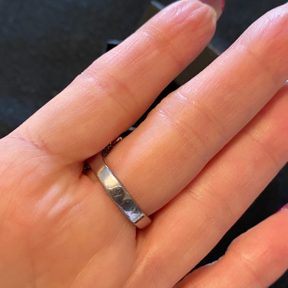 Pearl and crystal cluster ring size 7 - Picture 5 of 5